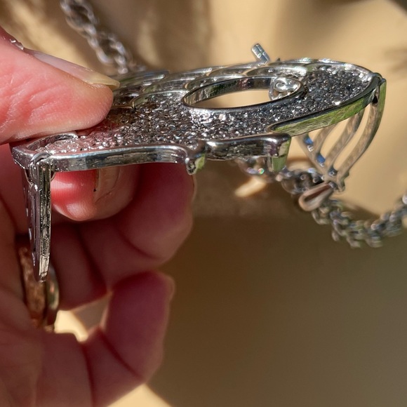 Vintage Articulated Fish Pendent Fins & Eye Move 18” Chain Fashion Jewelry - Picture 5 of 10